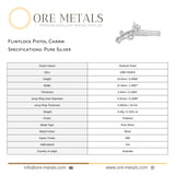 999 Pure Silver - Flintlock Pistol Charm