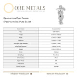 999 Pure Silver - Graduation Owl Charm