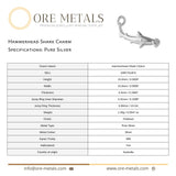 999 Pure Silver - Hammerhead Shark Charm