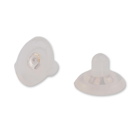 925 Sterling Silver - Silicone Cap Earring Backs