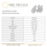 999 Pure Silver - Vintage Bicycle Charm