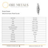 999 Pure Silver - River Canoe Charm