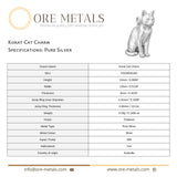 999 Pure Silver - Korat Cat Charm