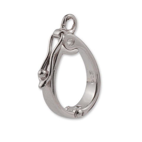 925 Sterling Silver - Safety Catch Enhancer Bail