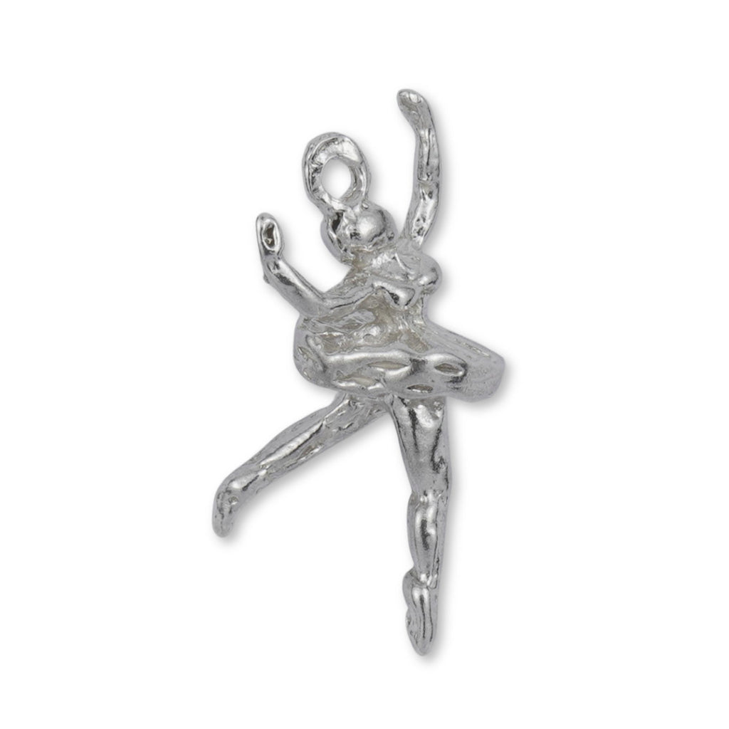 950 Platinum - Ballet Dancer Charm