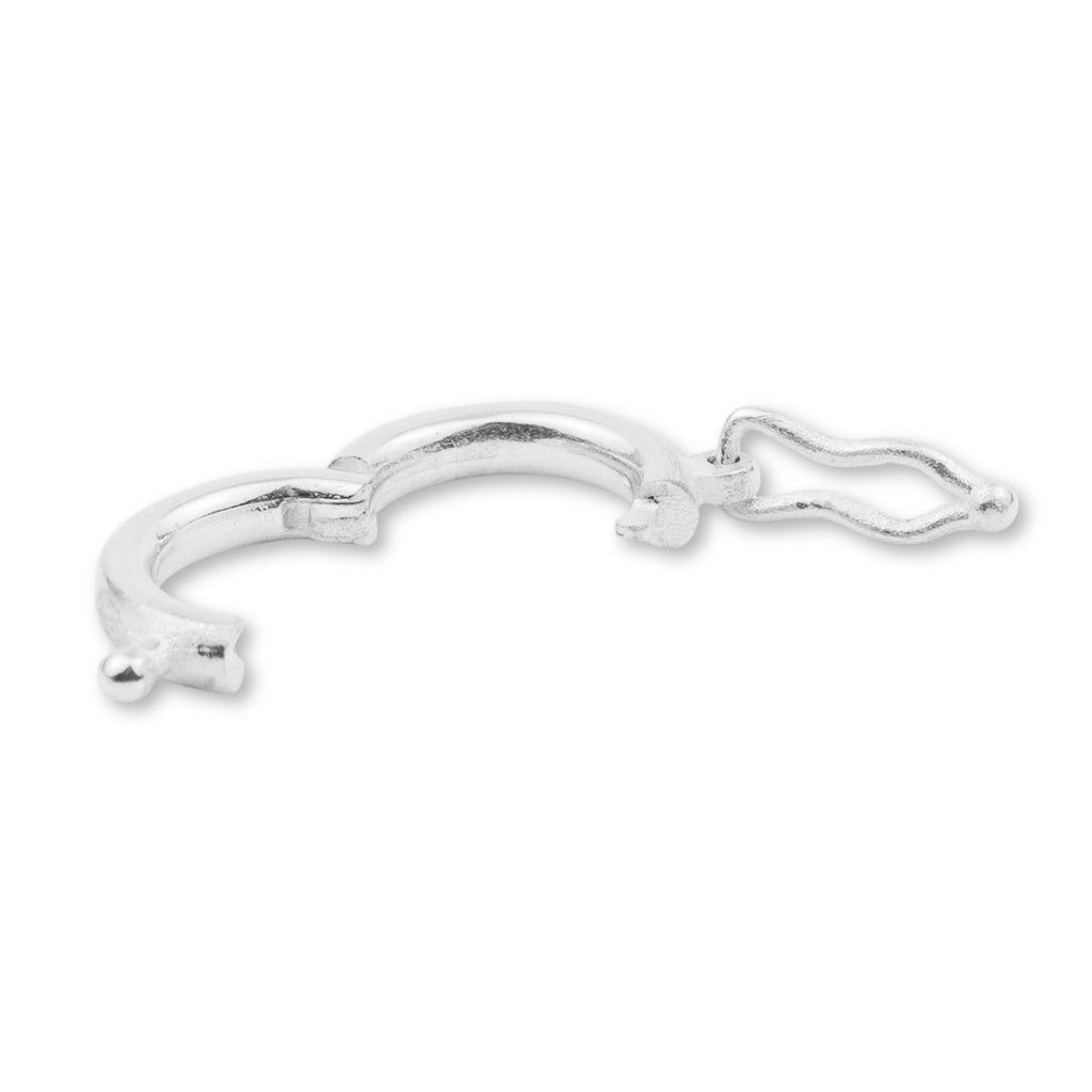 925 Sterling Silver - Safety Circle Clasp
