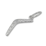 950 Platinum - Classic Boomerang Charm