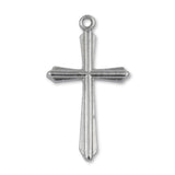 950 Platinum - Temple Crucifix Charm