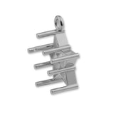 950 Platinum - Star Prong Setting