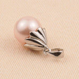 925 Sterling Silver - Swirl Pearl Cup Inställning