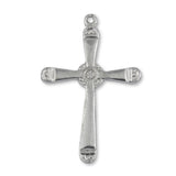 950 Platinum - Paddle Crucifix Charm
