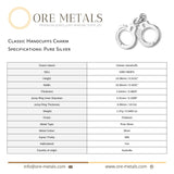 999 Pure Silver - Classic Handcuffs Charm
