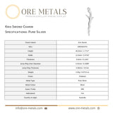 999 Pure Silver - Kris Sword Charm