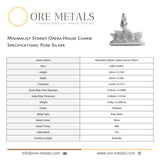 999 Pure Silver - Minimalist Sydney Opera House Charm