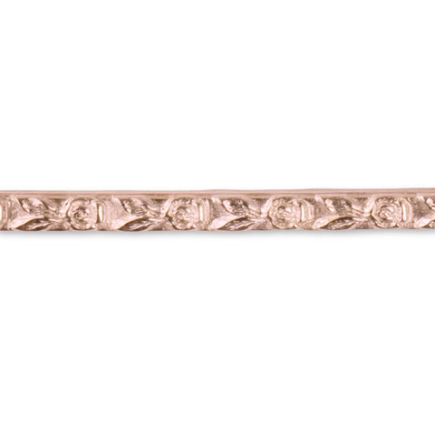 9ct Rose Gold - Pattern "A" - Embossed Strip