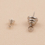 925 Sterling Silver - Beehive Pearl Cup Setting