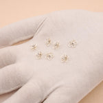 925 Sterling Silver - Cut Out Flower Beads