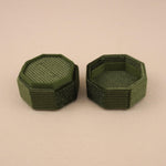 Olive Green - Octagon Ring Box