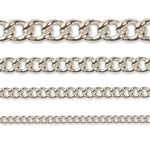 925 Sterling Silver - Curb - Necklace Chain