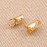 9ct Yellow Gold - Round End Cap