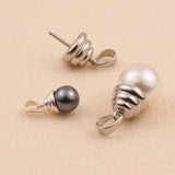 925 Sterling Silver - Beehive Pearl Cup Setting