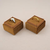 Caramel Brown - Square Ring Box