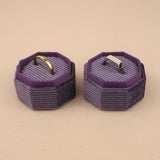 Deep Purple - Octagon Ring Box