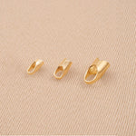 9ct Yellow Gold - Round End Cap