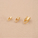 9ct Yellow Gold - Round End Cap