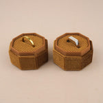 Caramel Brown - Octagon Ring Box