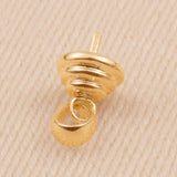 9ct Yellow Gold - Beehive Pearl Cup Setting