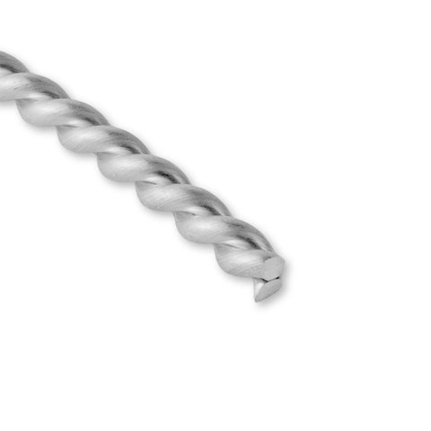 14ct White Gold - Twisted Wire