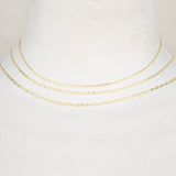 9ct Yellow Gold - Figaro 1:1 - Necklace Chain