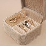 Cream - Jewellery Travel Box