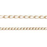 9ct Yellow Gold - Long Curb - Bracelet Chain