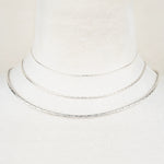 925 Sterling Silver - Drawn Cable - Necklace Chain