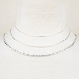 925 Sterling Silver - Drawn Cable - Necklace Chain