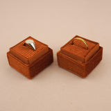 Orange Amber - Square Ring Box