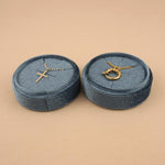 Sky Blue - Round Earring Box