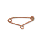 9ct Rose Gold - Safety Pin