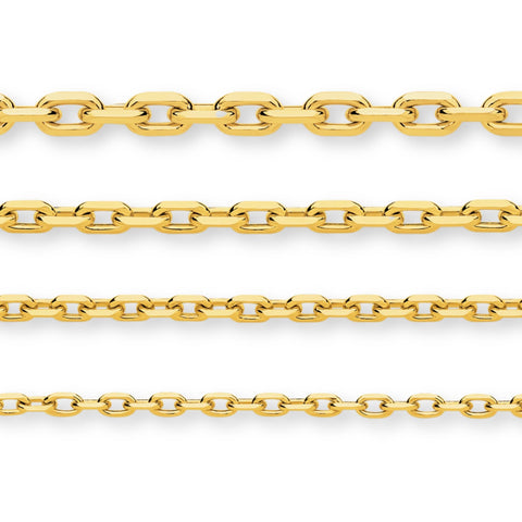 9ct Yellow Gold - Cleveland Cable - Chain Roll