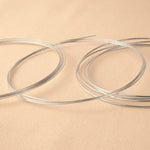 9ct White Gold - Round Wire