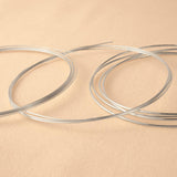 9ct White Gold - Round Wire