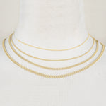 9ct Yellow Gold - Curb - Necklace Chain