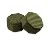 Olive Green - Octagon Double Ring Box