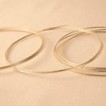 18ct Yellow Gold - Round Wire