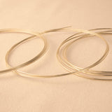 18ct Yellow Gold - Round Wire