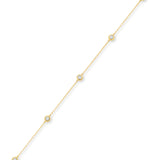 9ct Yellow Gold | 0.15ct GH/SI - Miracle Diamond Chain Bracelet