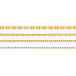 18ct Yellow Gold - Cleveland Cable - Necklace Chain