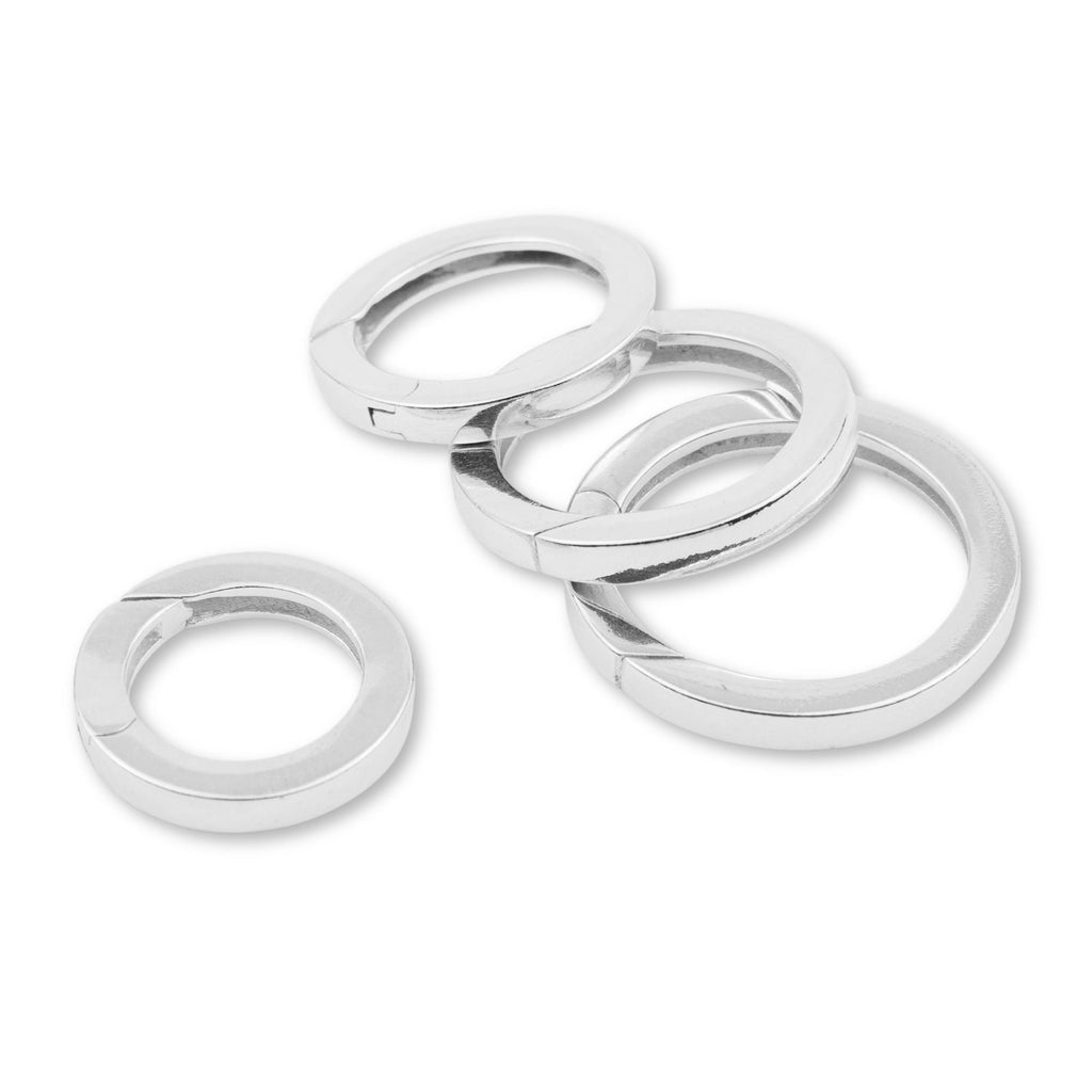 925 Sterling Silver - Regal Circle Clasp